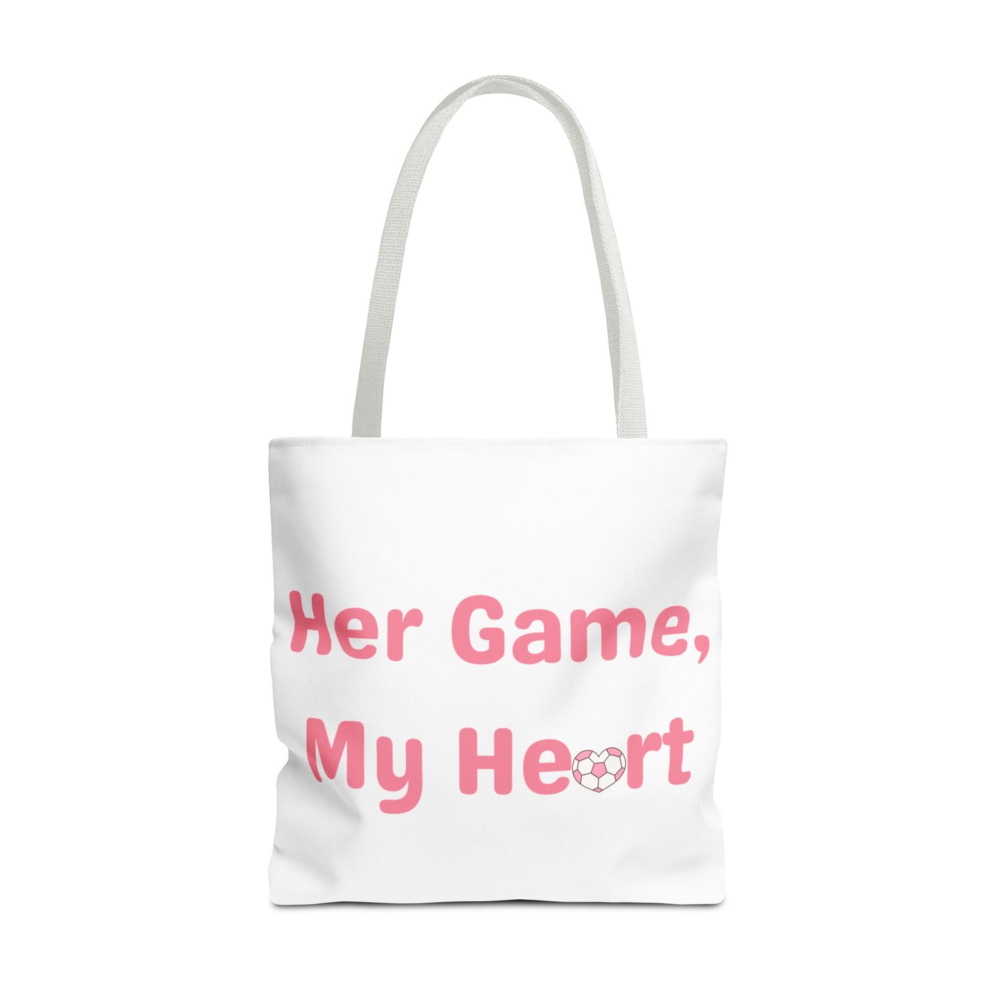 Her Game, My Heart Tote Bag