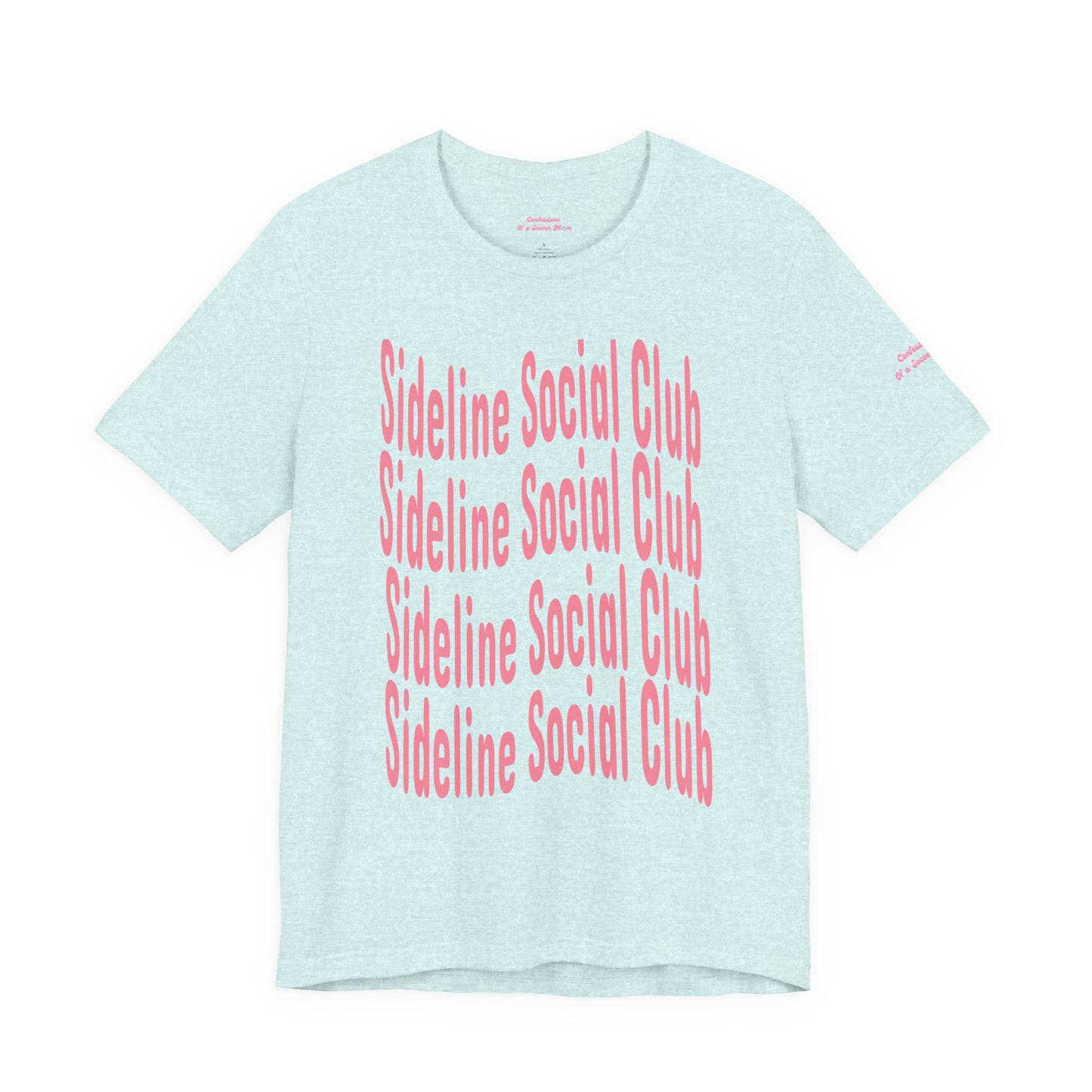 Sideline Social Club T Shirt | Unisex Jersey Short Sleeve Tee