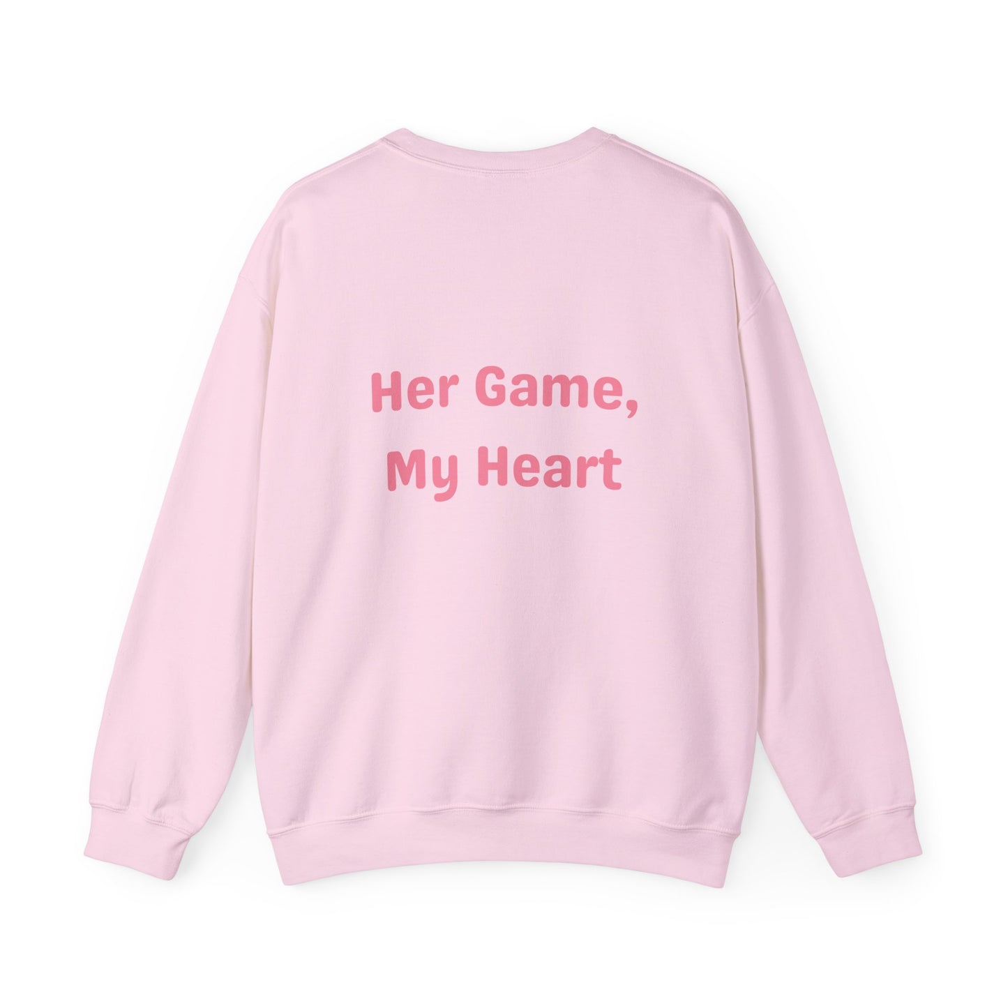 Her Game, My Heart Crewneck | Unisex Heavy Blend™ Crewneck Sweatshirt