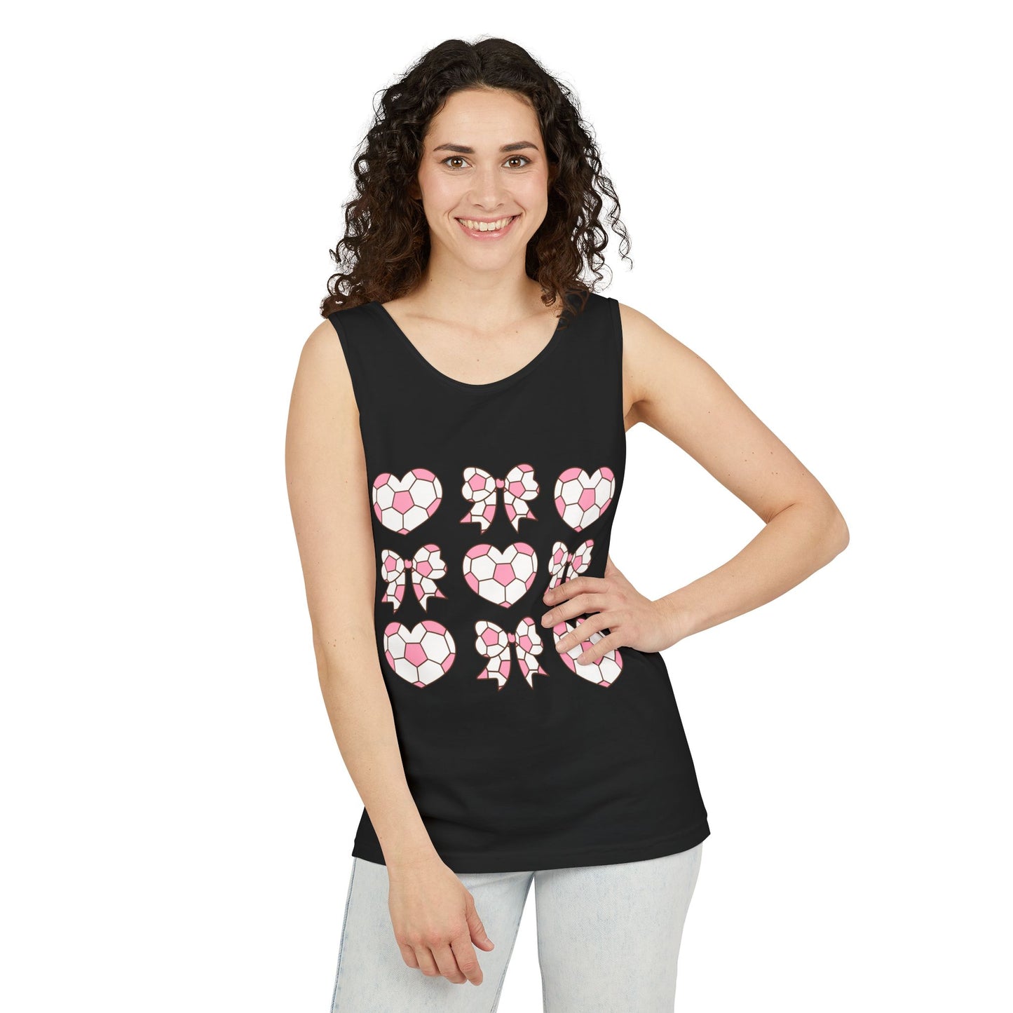 Her Game, My Heart Tank Top | Comfort Colors Tank Top