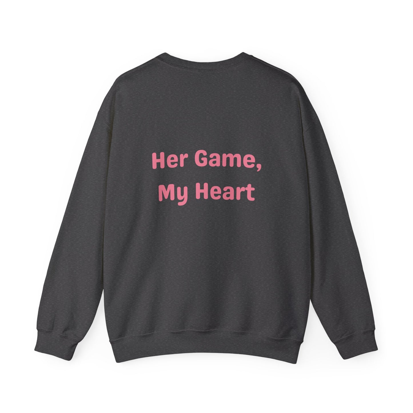 Her Game, My Heart Crewneck | Unisex Heavy Blend™ Crewneck Sweatshirt