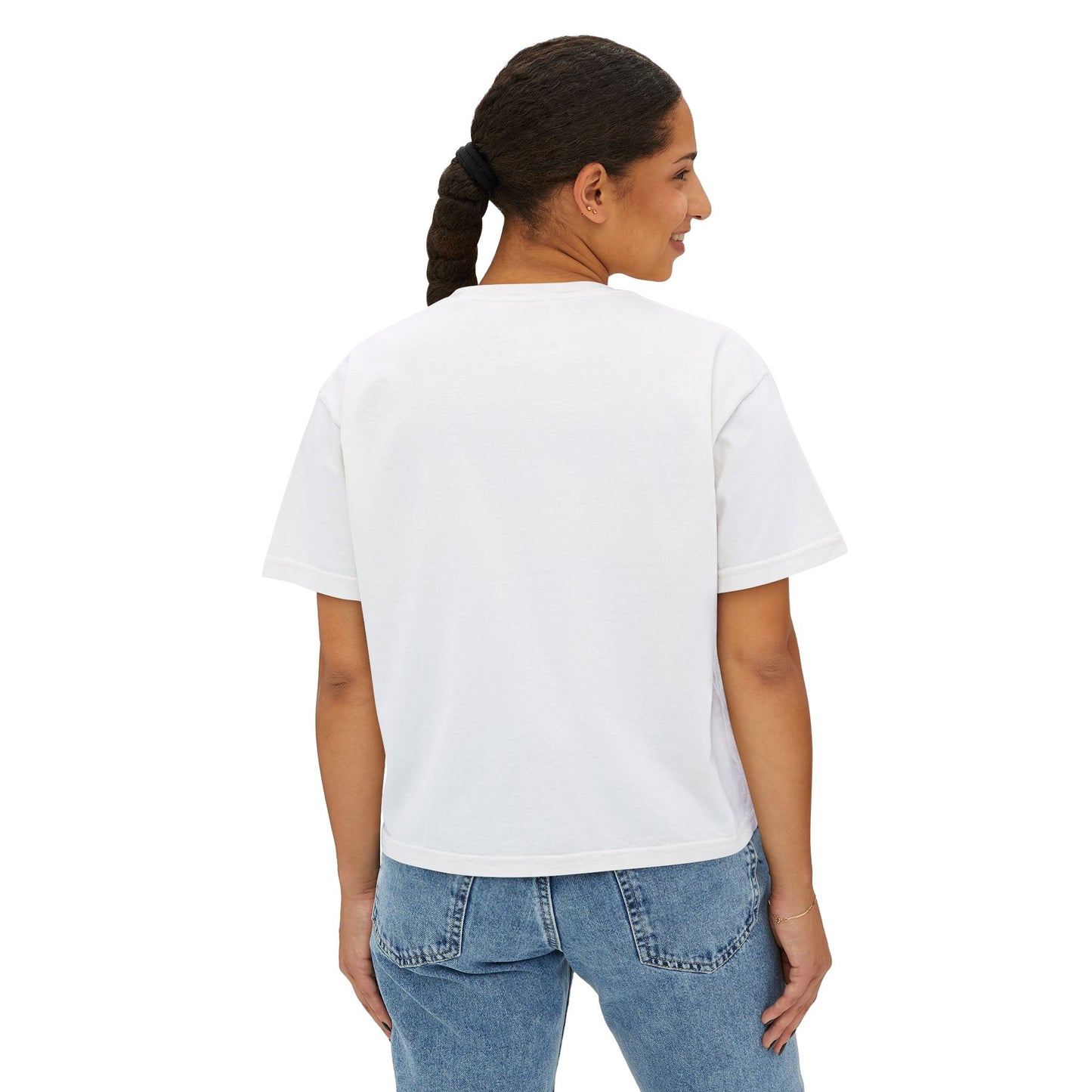 Carpool Queen Pink Design Cropped Tee | Comfort Colors Boxy Tee
