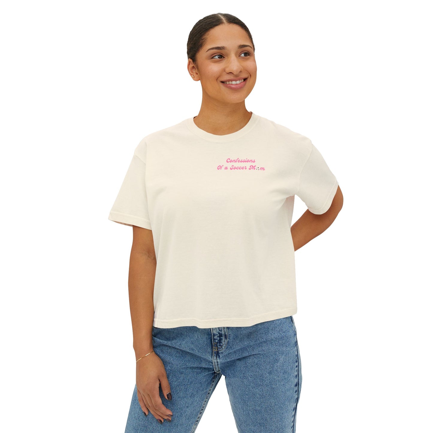 She Believed in Them First Cropped Tee | Comfort Colors Boxy Tee