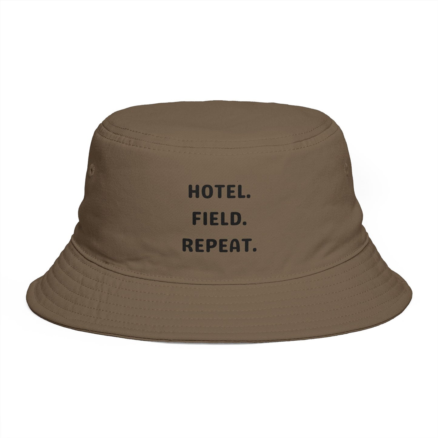 Hotel. Field. Repeat. | Bucket Hat